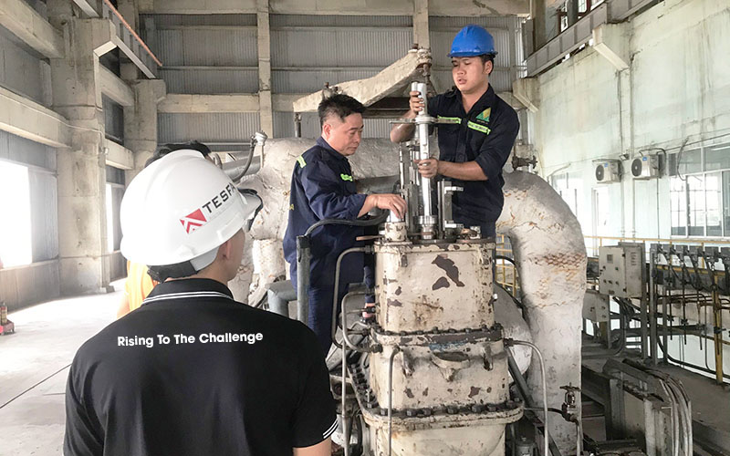 Tesfa Sửa chữa tua bin nhà máy sô đa chu lai