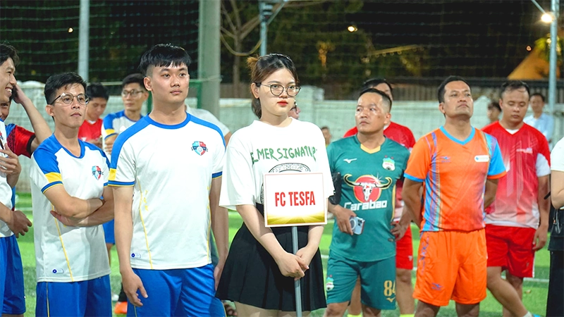 Giải bóng đá A4 NSS khai mạc TF