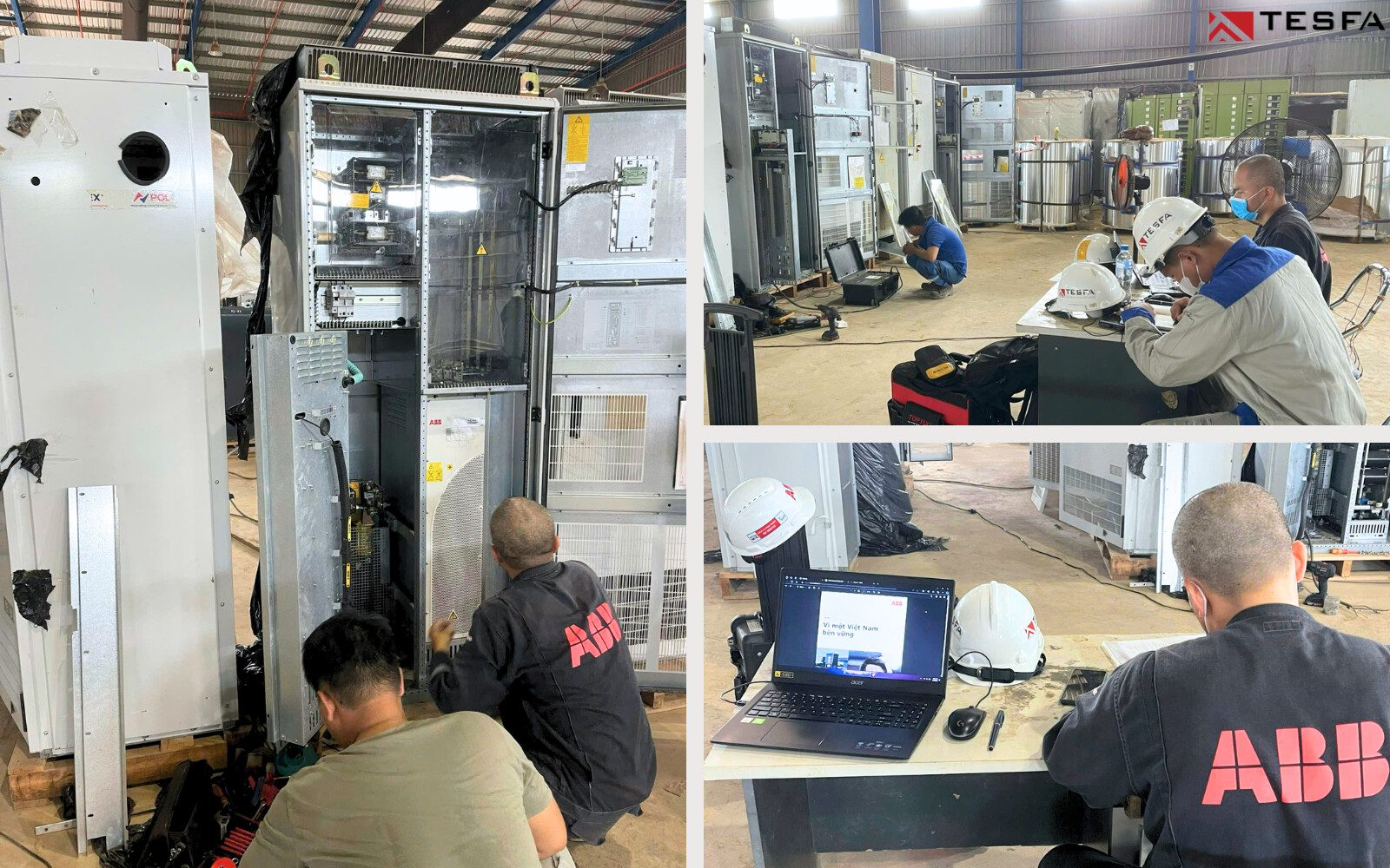 Kiểm tra và Bảo trì Phòng ngừa (PM) hơn 70 tủ biến tần ABB công suất lớn cho Nhà máy Bột - Giấy 2 14 1