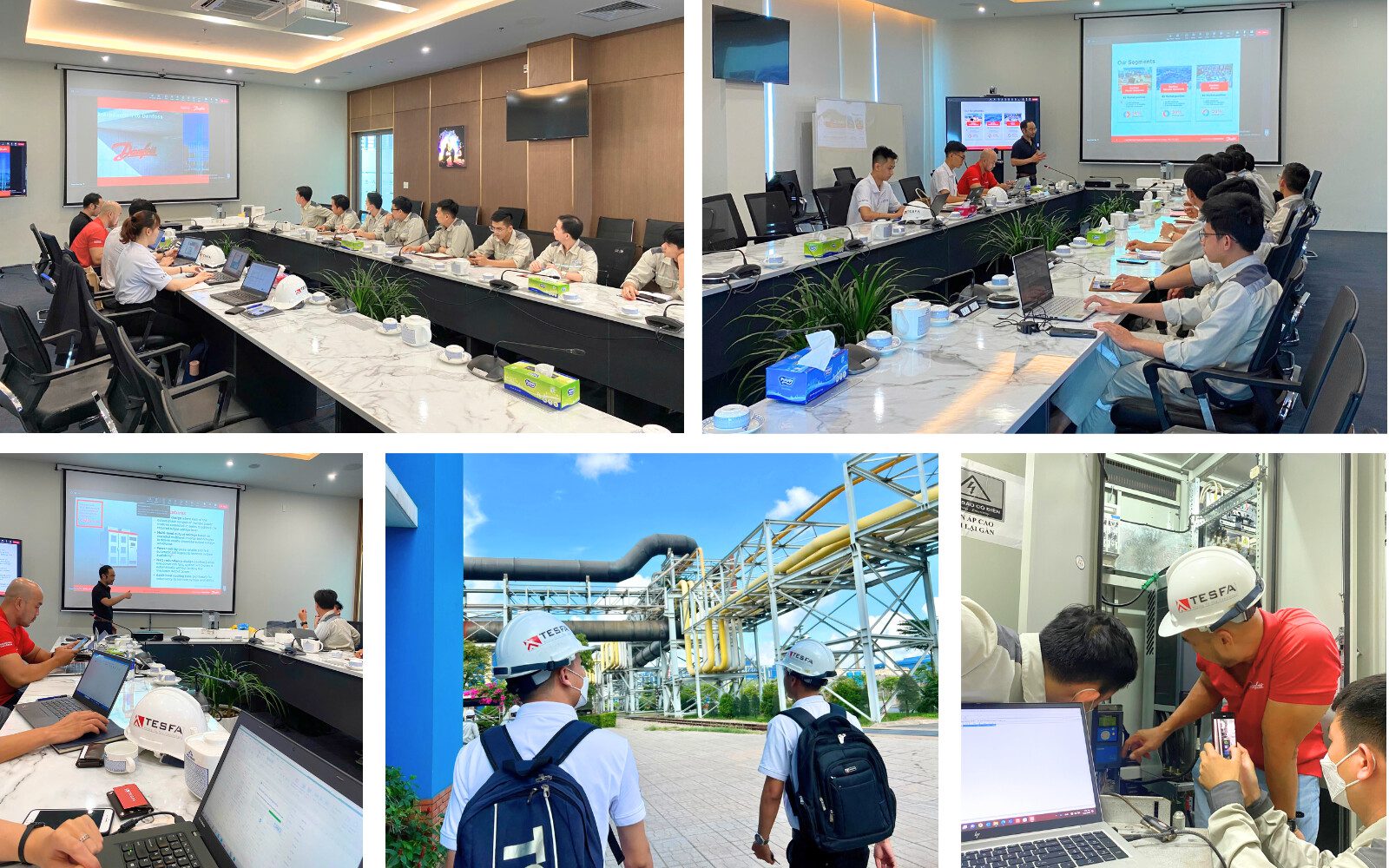 TESFA cung cấp biến tần VACON và triển khai cài đặt Application cho hệ thống cẩu trục CDQ tại Khu liên hợp sản xuất Gang thép lớn ở Miền Trung 2 doi-ngu-ky-thuat-tesfa-trinh-bay-tong-the-giai-phap